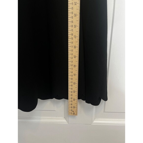 Lulu's Women's S Black Scallop Edge Fit Flare‎ Dress 3/4 Sleeve New With Tags - Picture 7 of 9